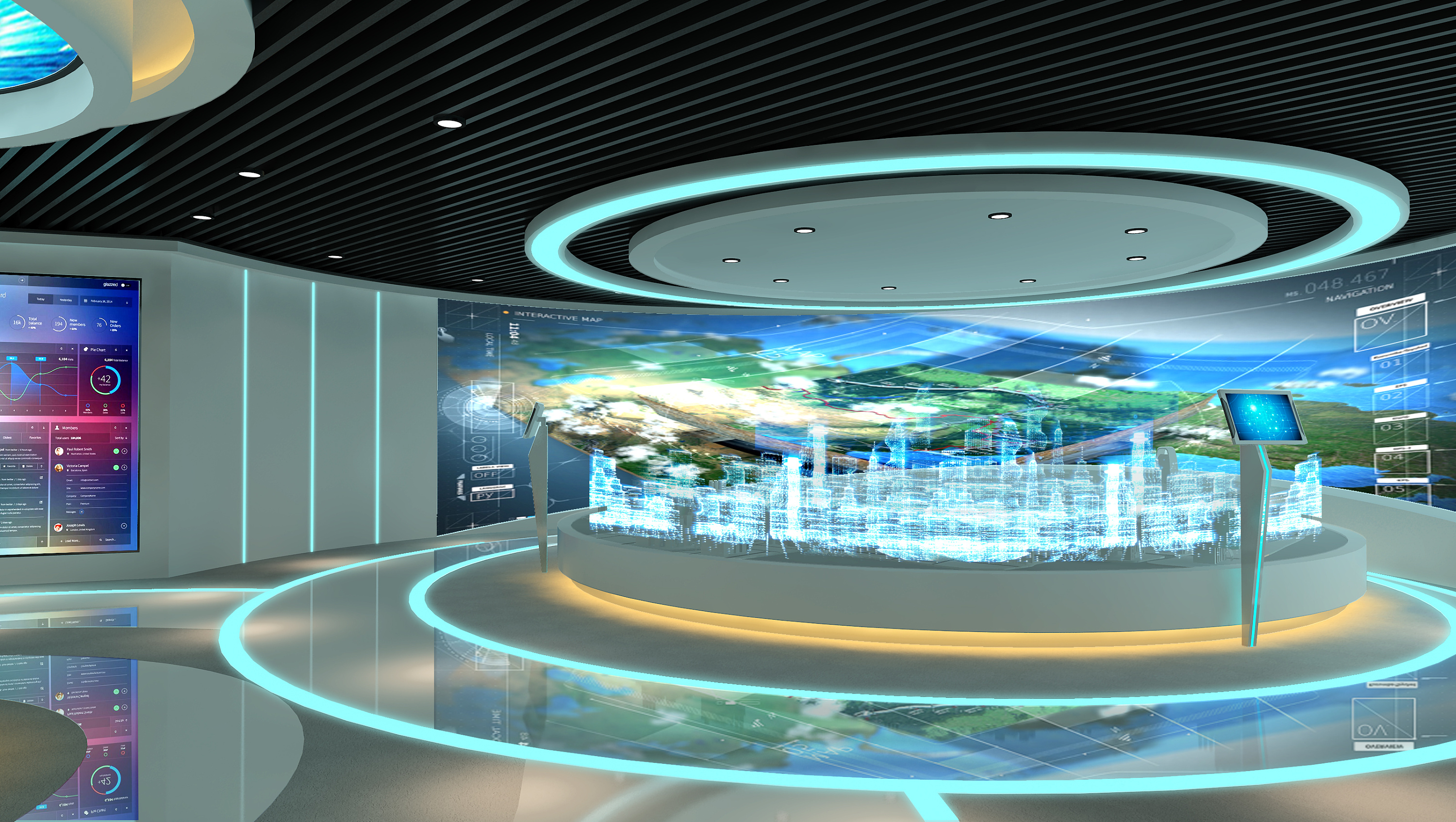 产业园孵化器数字展厅